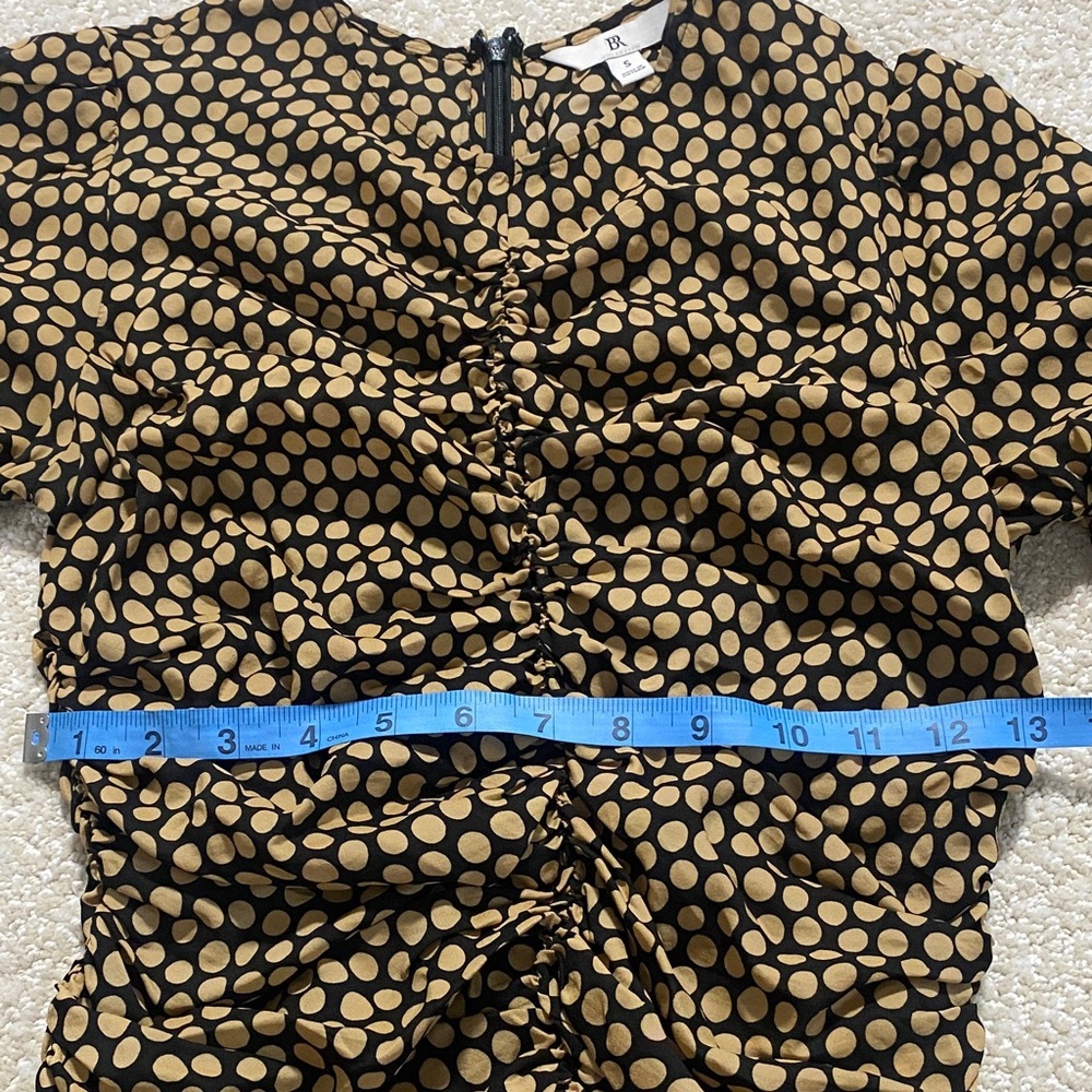 Banana Republic Black and Tan Patterned Blouse - Picture 13 of 16